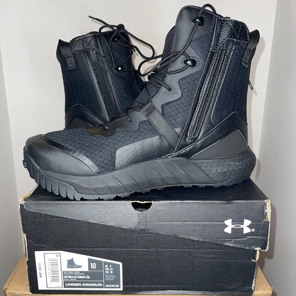 Men's size 10 Under Armor Micro G Valsetz Zip BRAND NEW - Picture 1 of 5